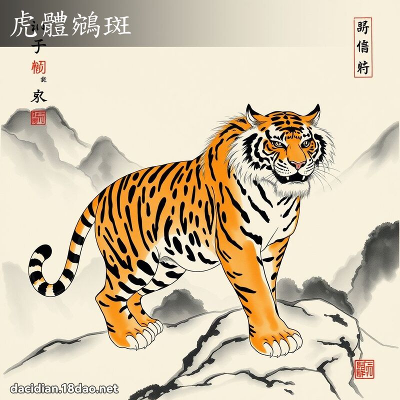 虎体鵷斑 配图