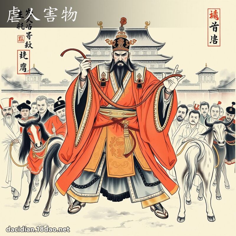 虐人害物 配图