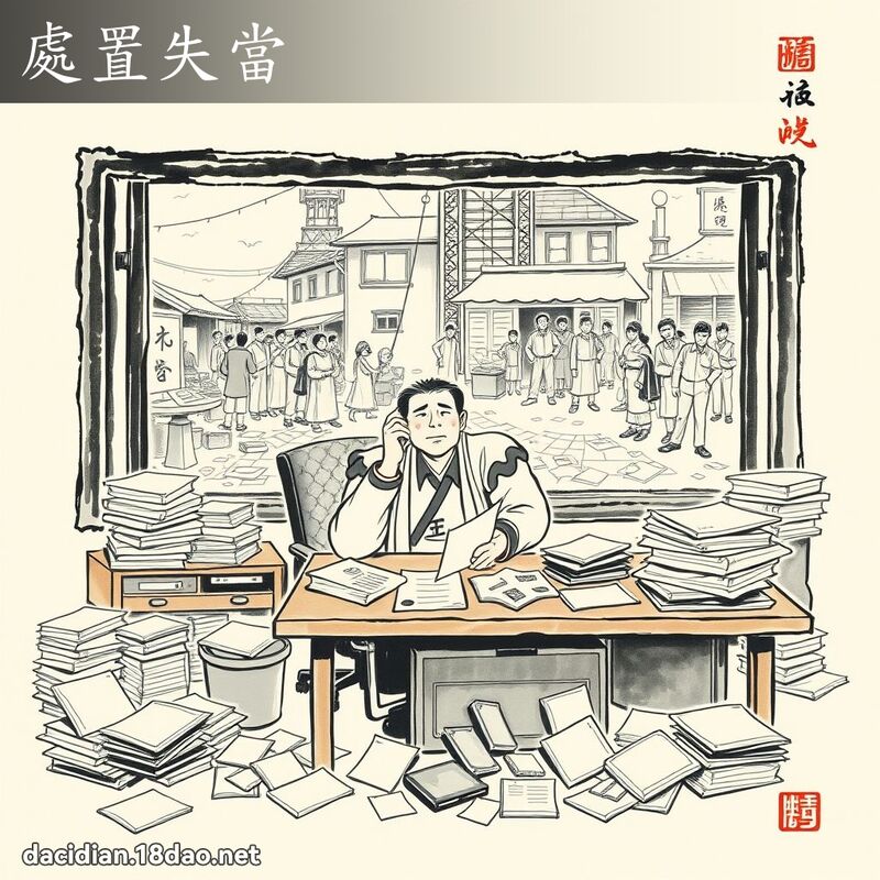 处置失当 配图