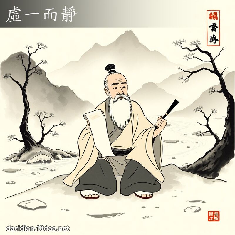 虚一而静 配图