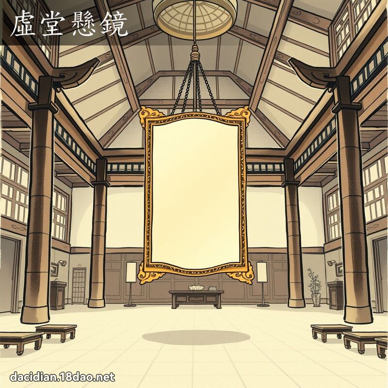 虚堂悬镜 配图