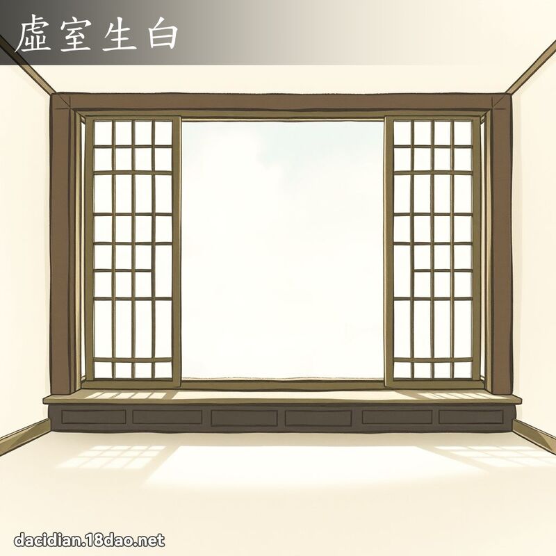虚室生白 配图