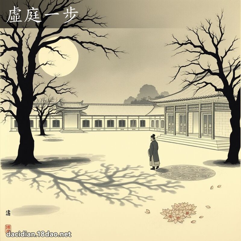 虚庭一步 配图