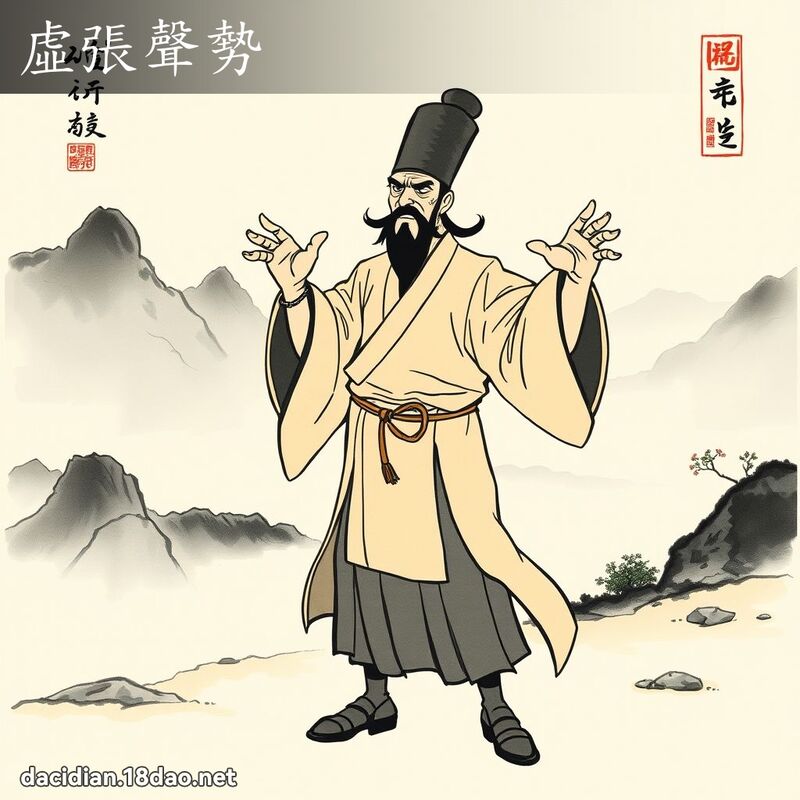 虚张声势 配图