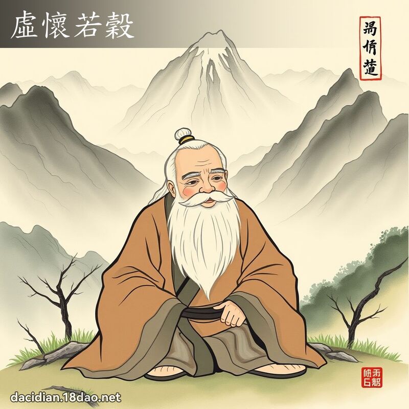 虚怀若谷 配图