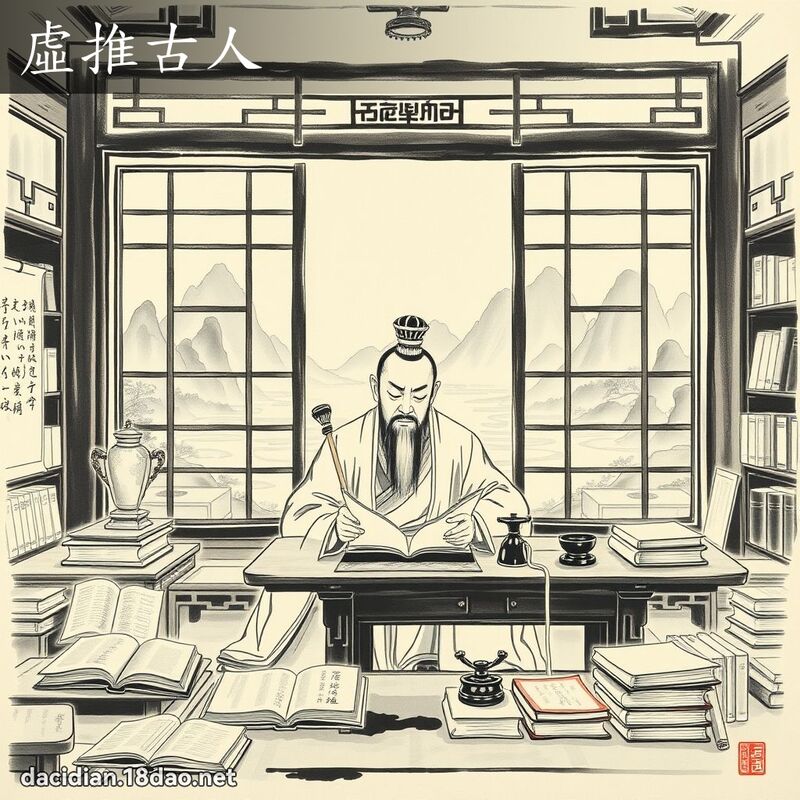 虚推古人 配图