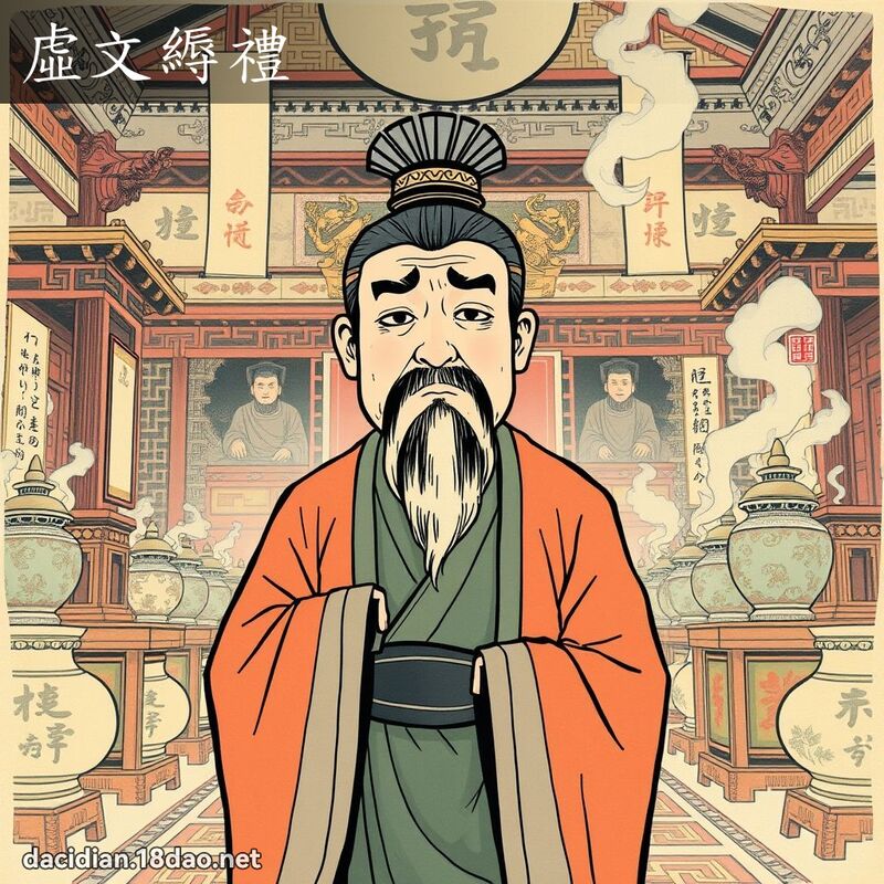 虚文縟礼 配图
