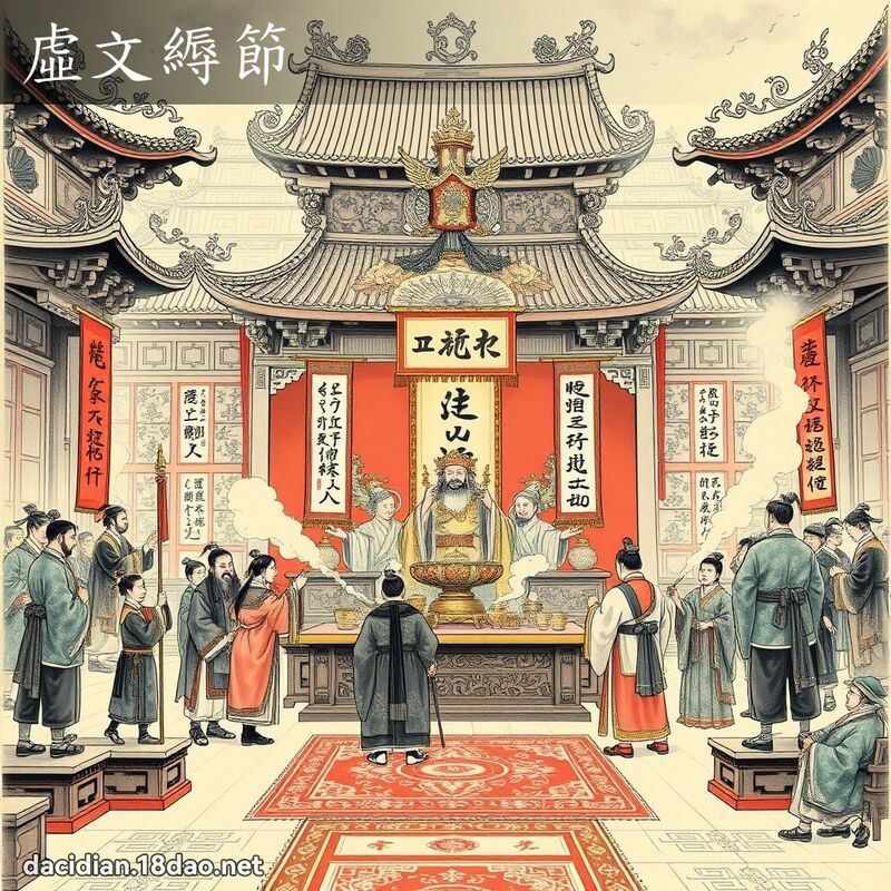 虚文縟节 配图