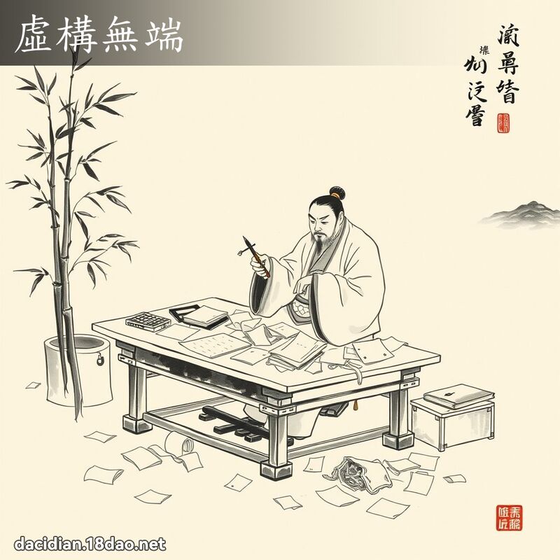 虚构无端 配图