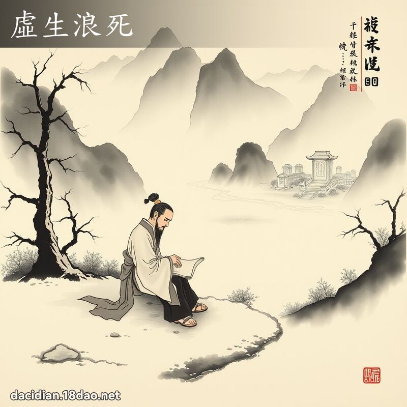 虚生浪死 配图