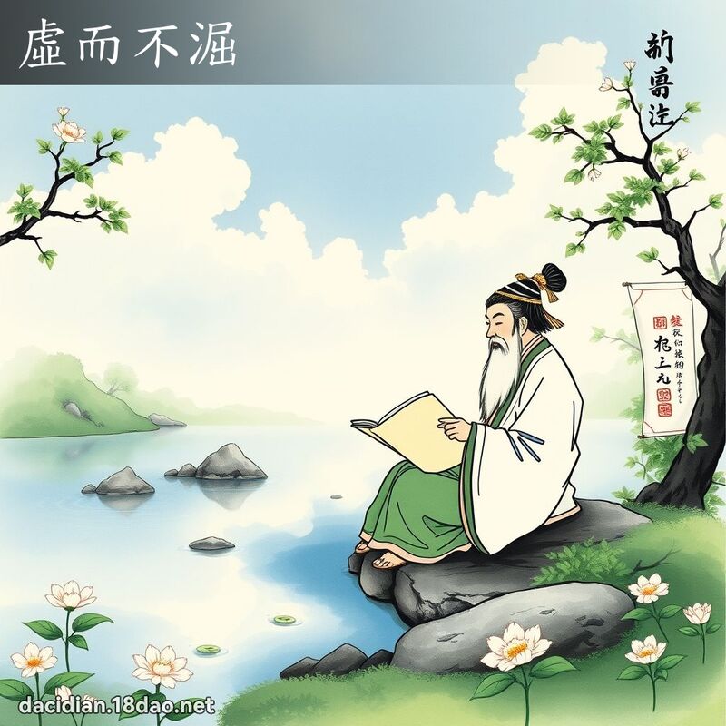 虚而不淈 配图