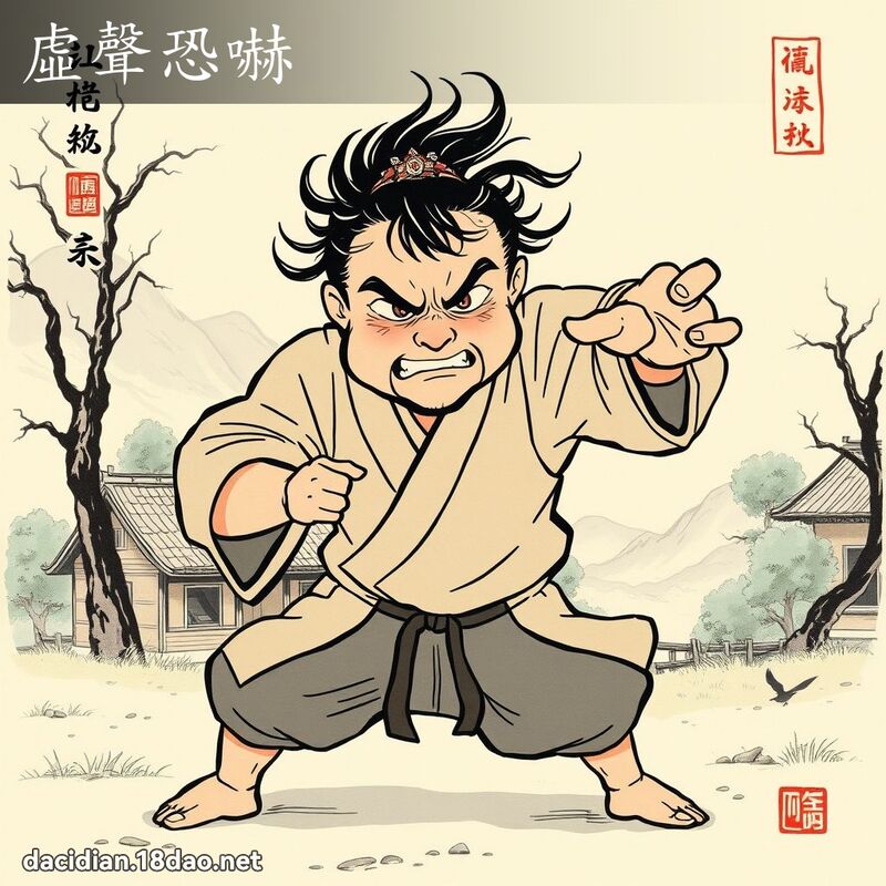 虚声恐嚇 配图
