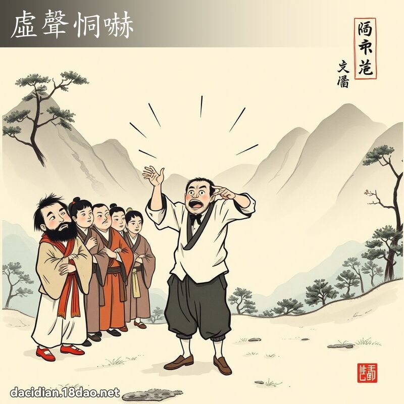 虚声恫嚇 配图