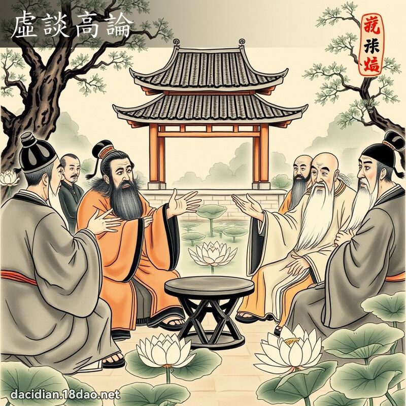 虚谈高论 配图