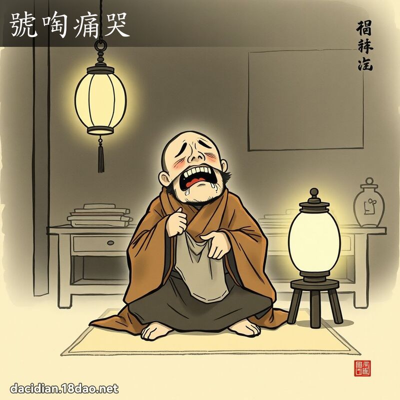 號啕痛哭 配图