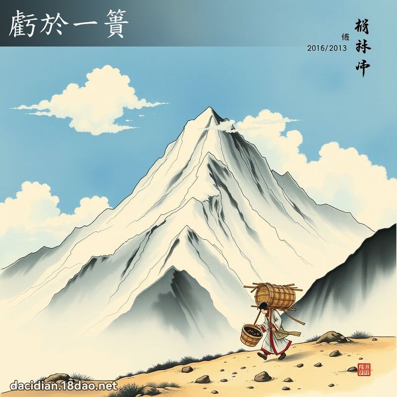 虧於一簣 配图