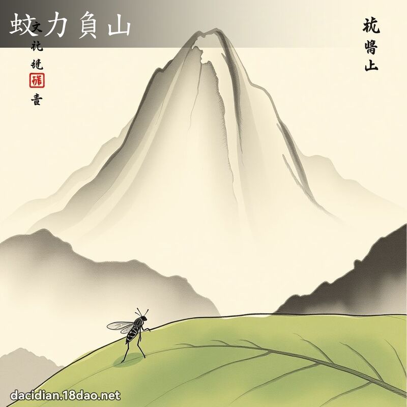 蚊力負山 配图