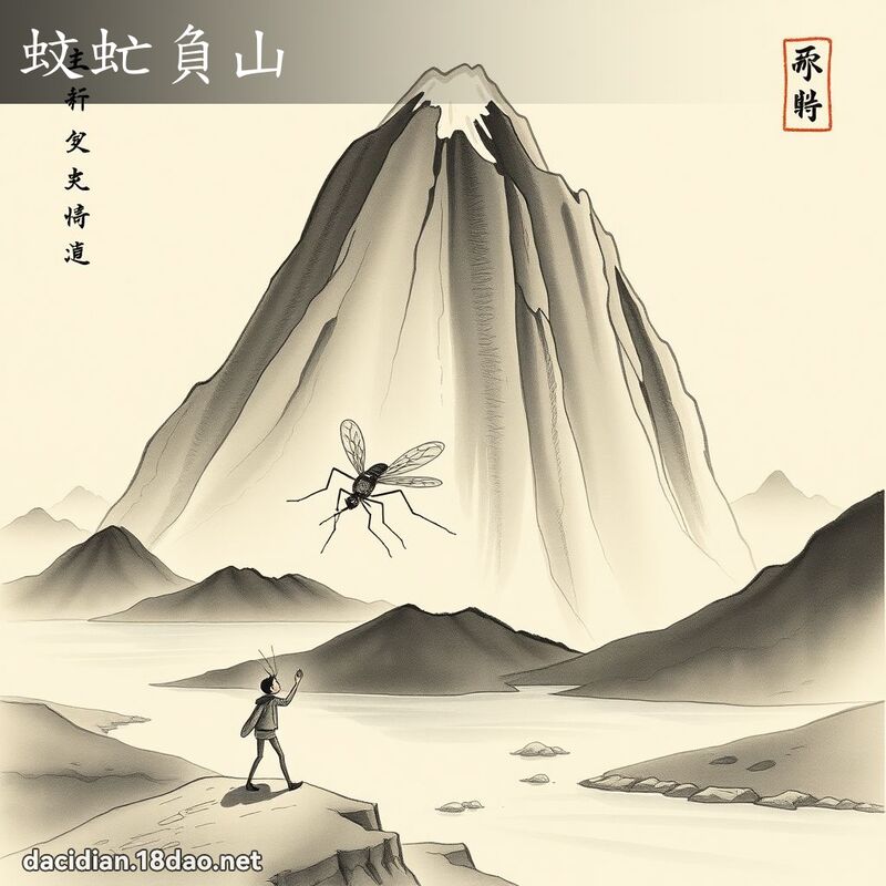 蚊虻負山 配图