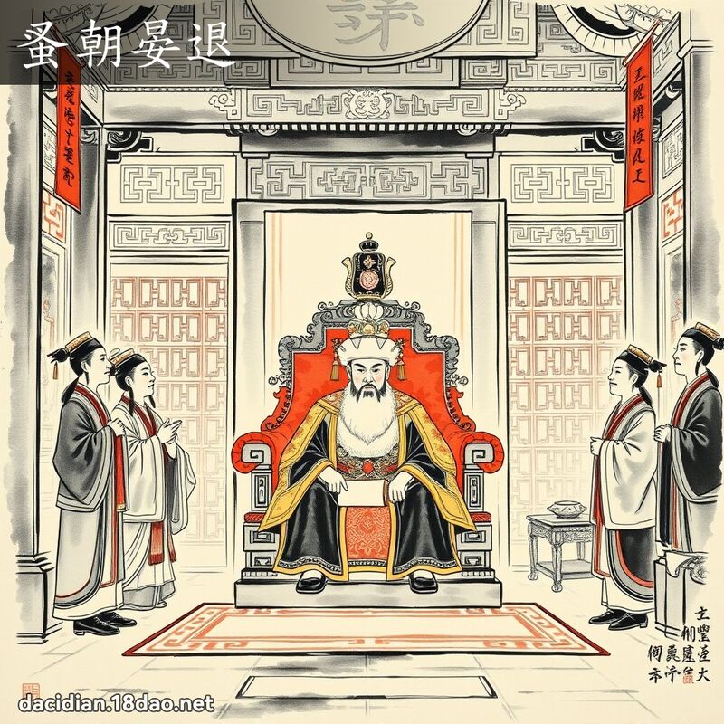蚤朝晏退 配图