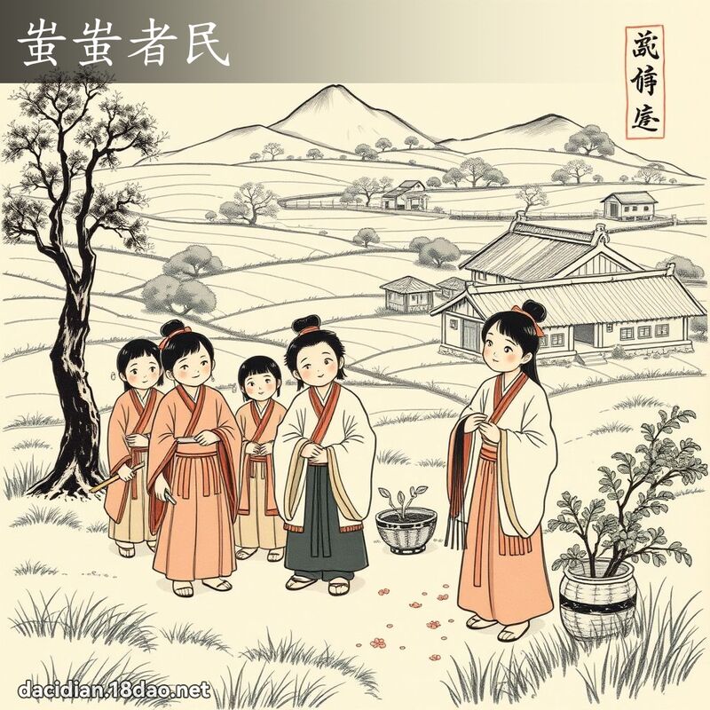 蚩蚩者民 配图