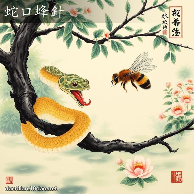 蛇口蜂針 配图