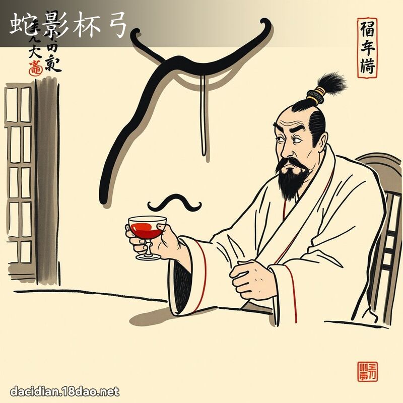 蛇影杯弓 配图