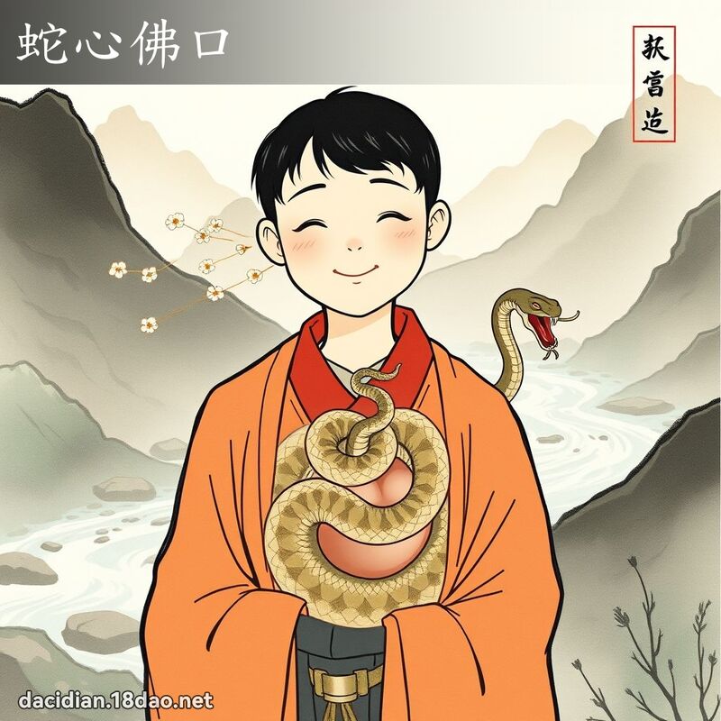 蛇心佛口 配图