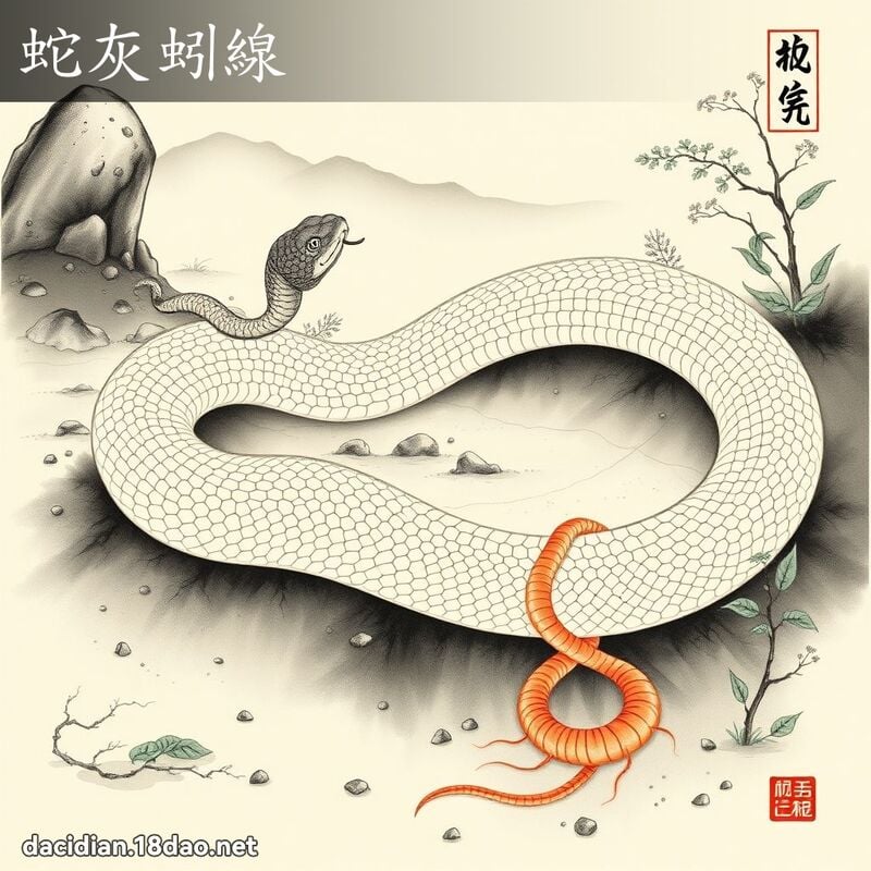 蛇灰蚓線 配图