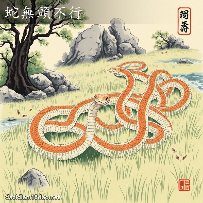 蛇無頭不行 配图