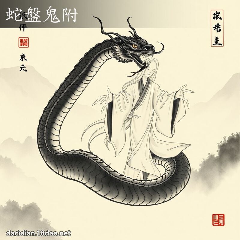 蛇盤鬼附 配图
