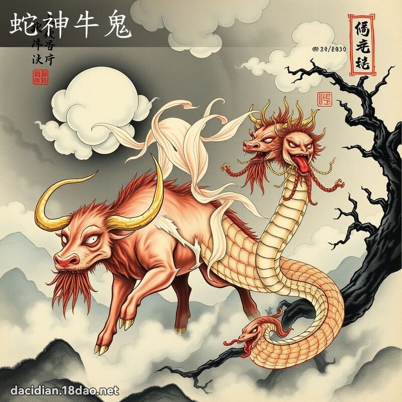 蛇神牛鬼 配图