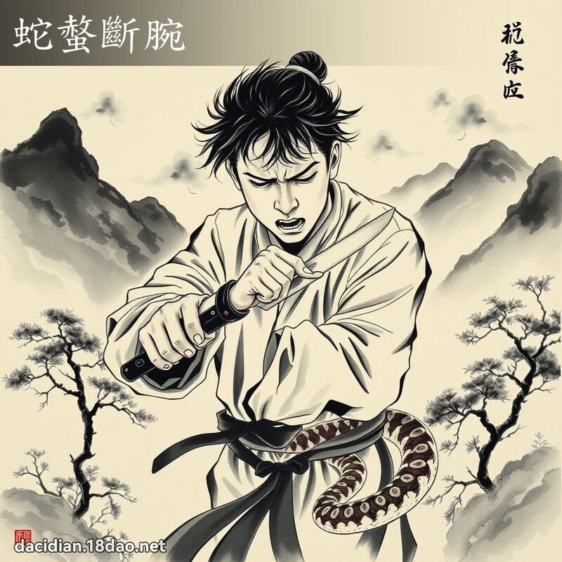 蛇螫斷腕 配图