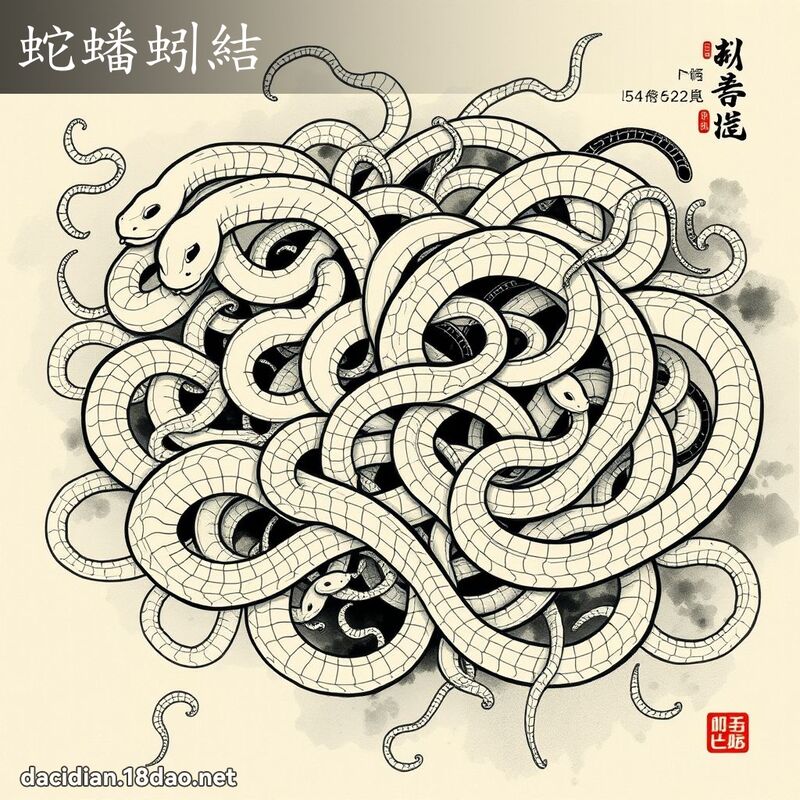 蛇蟠蚓結 配图