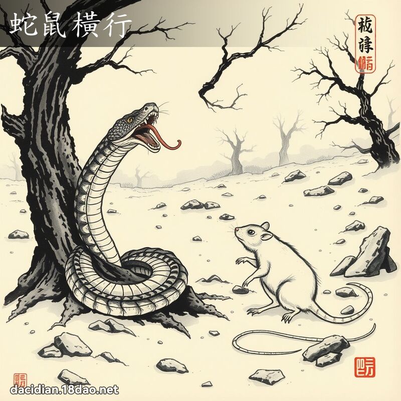 蛇鼠橫行 配图