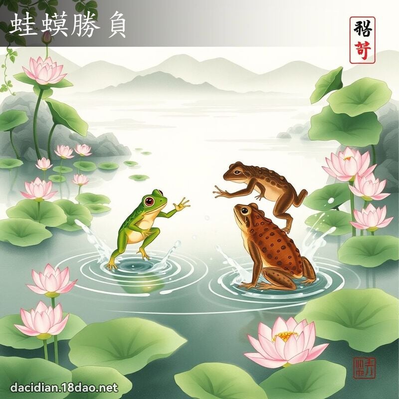 蛙蟆勝負 配图