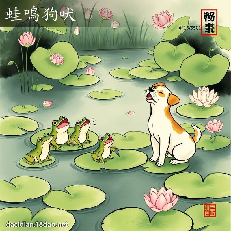 蛙鳴狗吠 配图