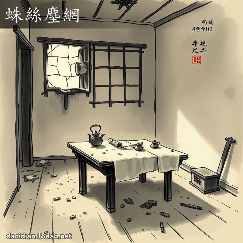 蛛絲塵網 配图