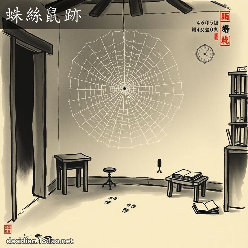 蛛絲鼠跡 配图