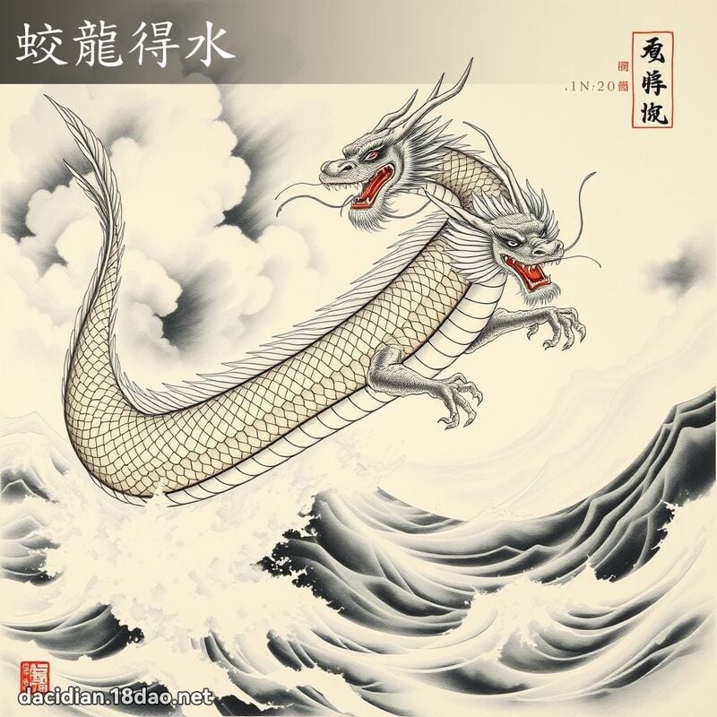 蛟龍得水 配图