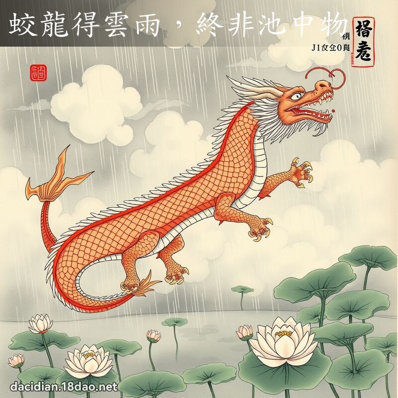 蛟龍得雲雨,終非池中物 配图