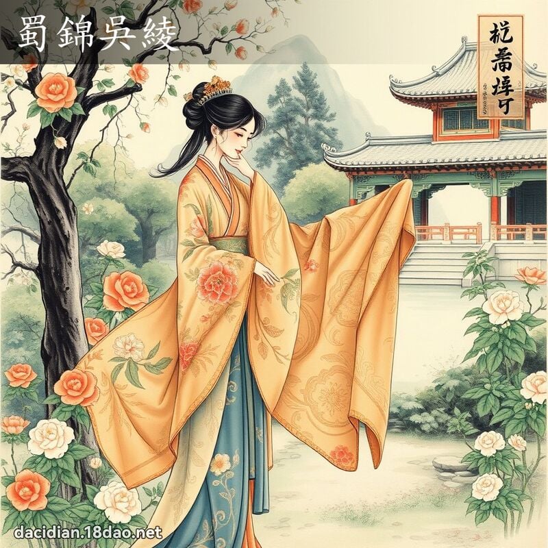 蜀錦吳綾 配图