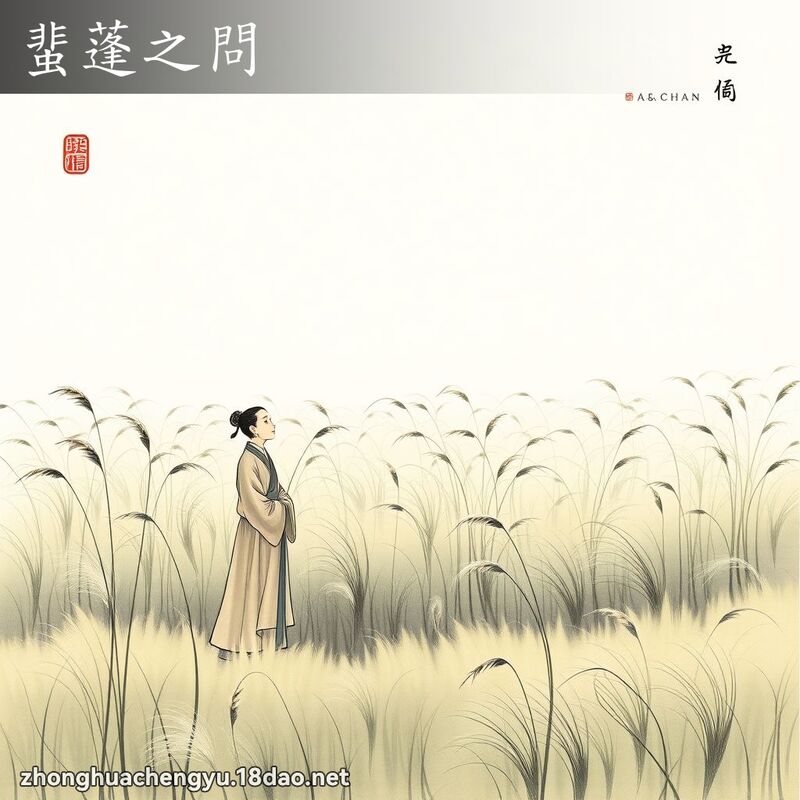 蜚蓬之问 - 中华成语配图