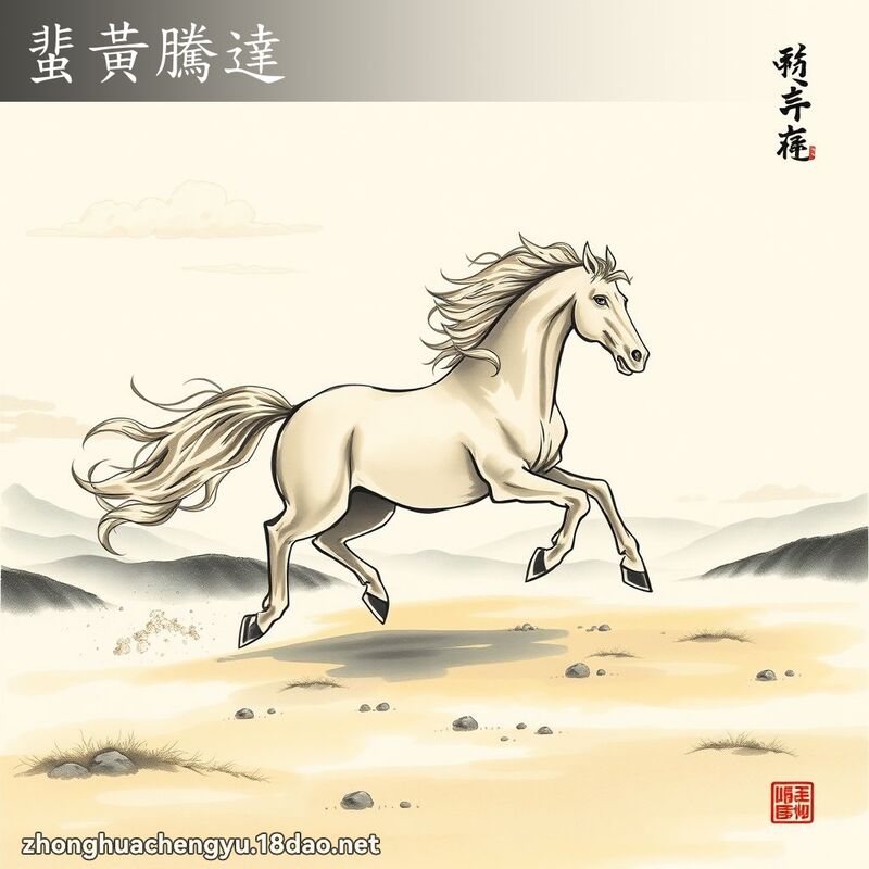 蜚黃騰達 - 中華成語配圖