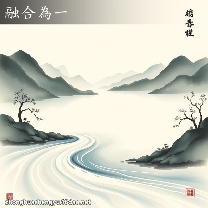 融合為一 - 中華成語配圖