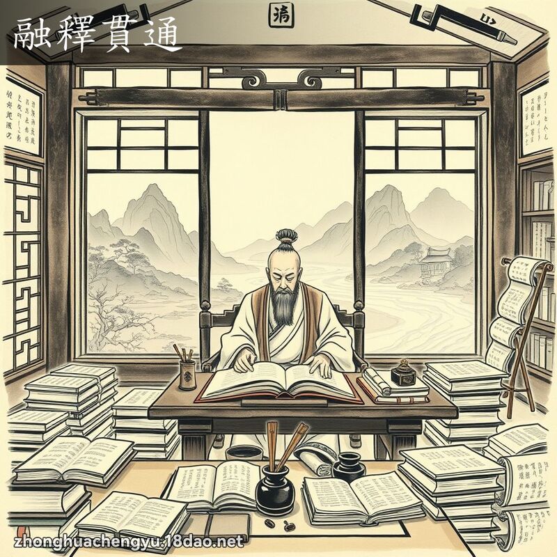 融釋貫通 - 中華成語配圖