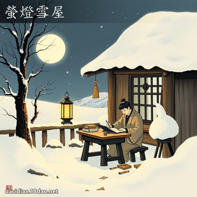 萤灯雪屋 配图