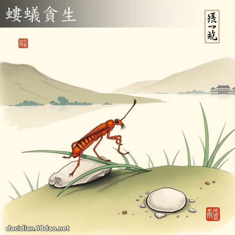 螻蚁贪生 配图
