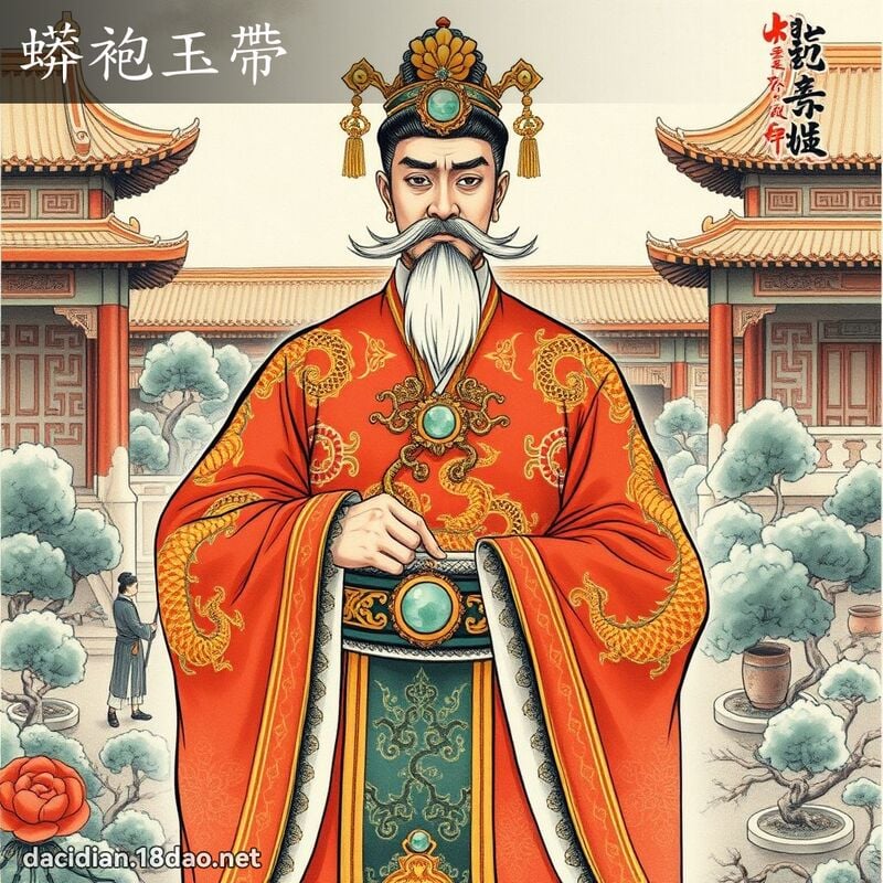 蟒袍玉带 配图