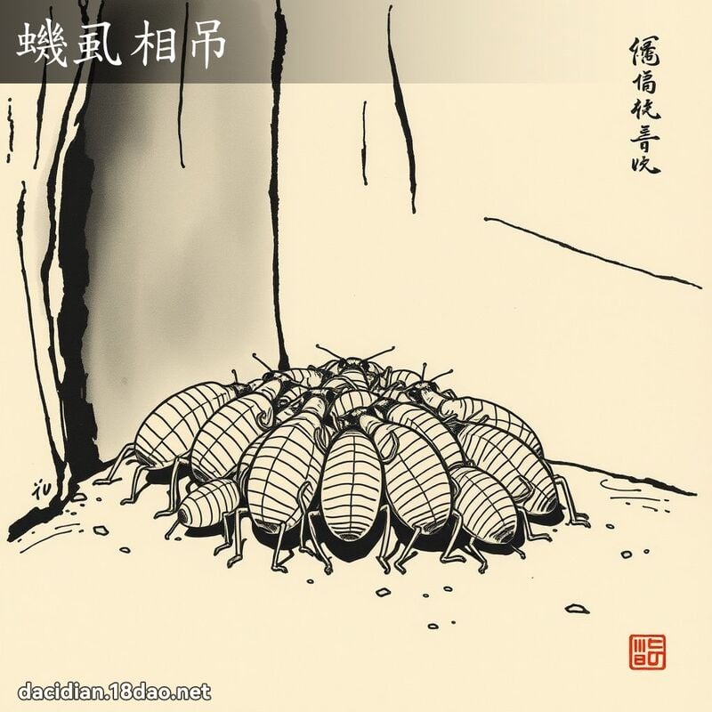 蟣虱相吊 配图