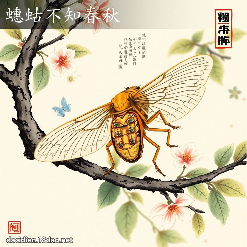 蟪蛄不知春秋 配图